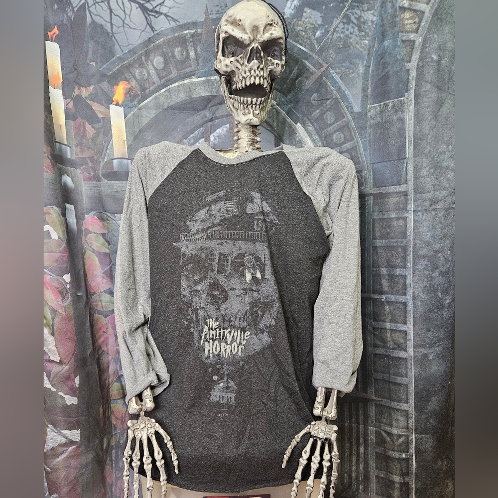 Fright Rages Amityville Horror Baseball Tee